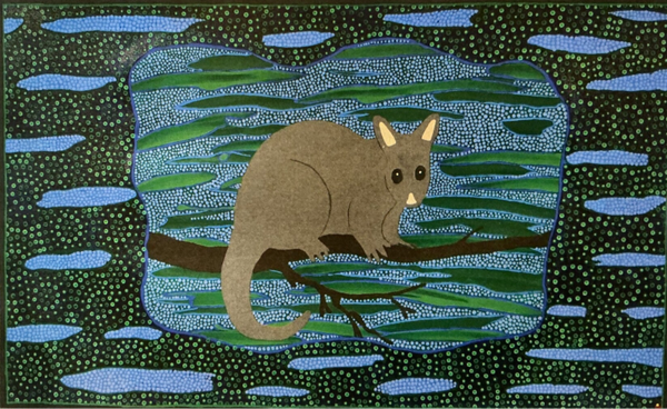 Aboriginal art: Acrylic on canvas