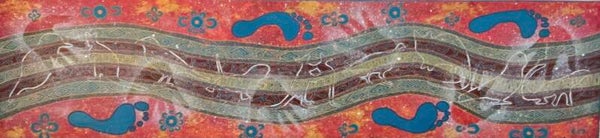 Aboriginal wall art: Acrylic on canvas