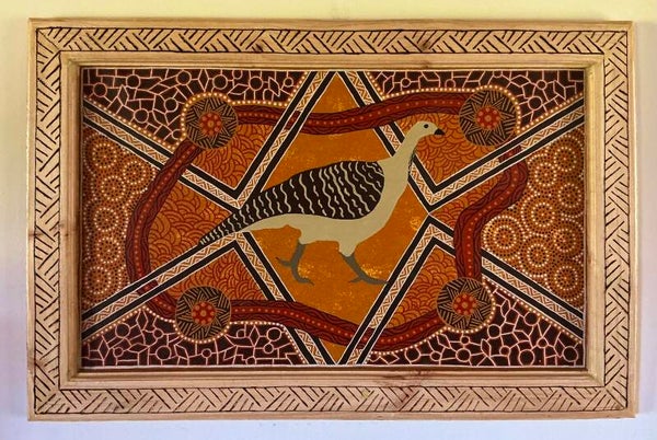 Aboriginal wall art: Acrylic on canvas