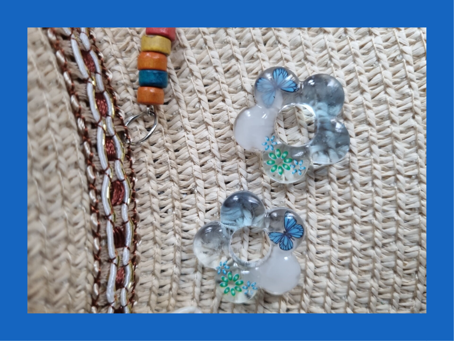 pampille fleur resine uv