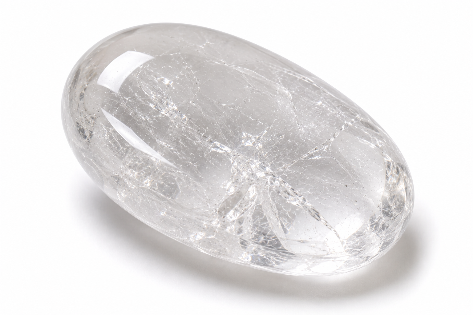 Clear Quartz Thumb Stone
