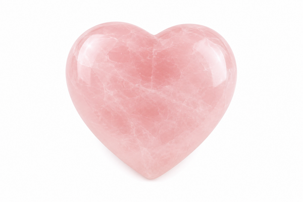 Rose Quartz Heart Large