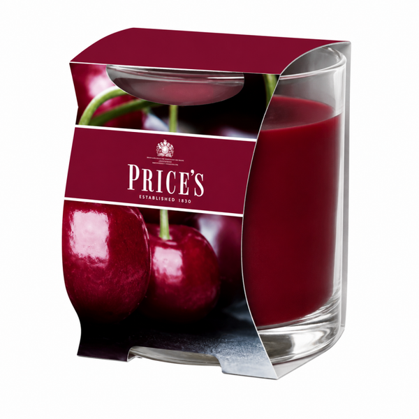 Black Cherry Candle in Glass Jar by Price's