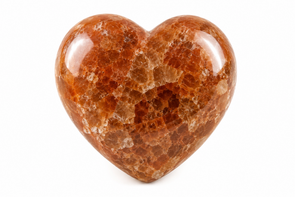 Aragonite Heart Large in Pouch
