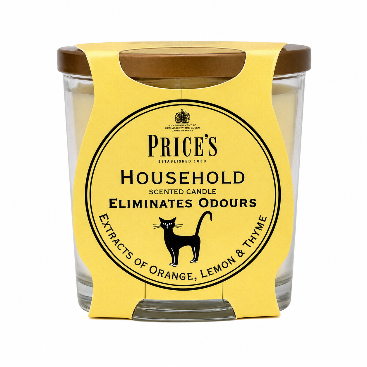 Household Candle in Glass Jar by Price's