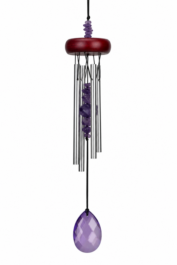 Purple Gem Drop Crystal Chime from Woodstock