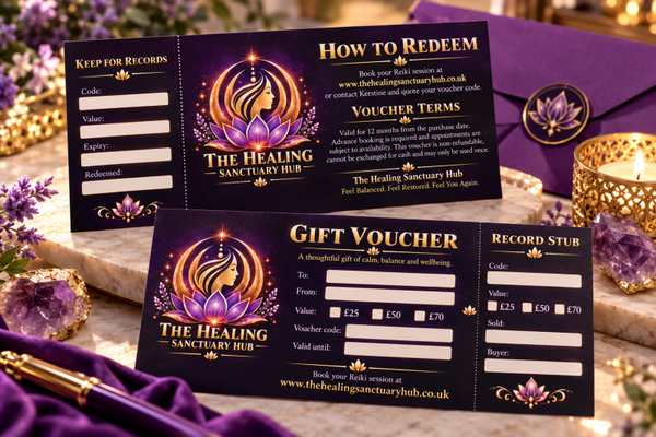 Luxury Reiki Gift Voucher – The Healing Sanctuary Hub.