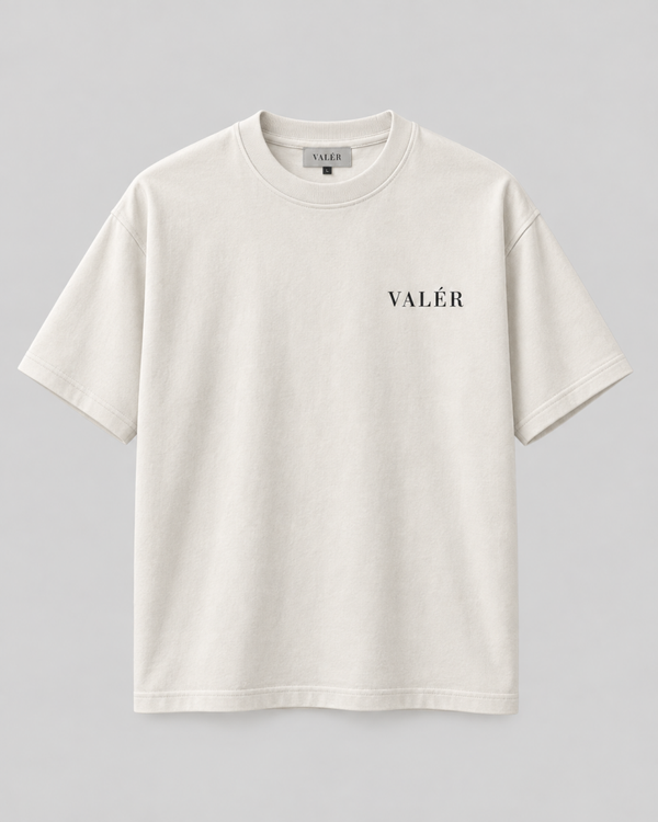 VALÉR V-Mountain Tee – Vintage White