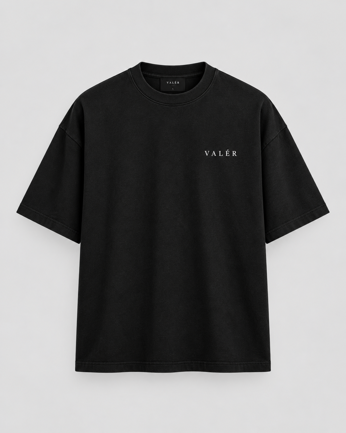 VALÉR V-Mountain Tee – Midnight Black
