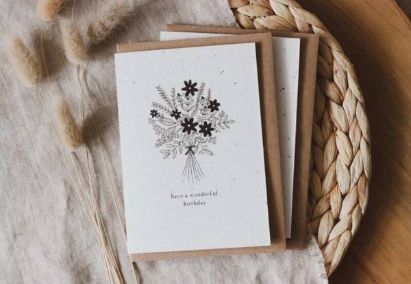 Wildflower Seed Plantable Birthday Card