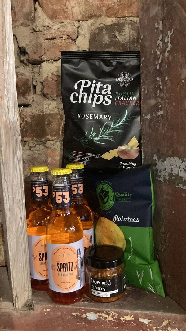 Apero pakket met Aperol spritz (alcoholvrij)