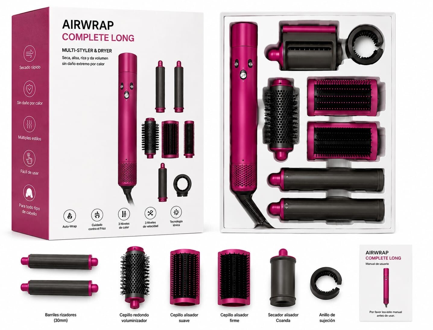 Airwrap secador