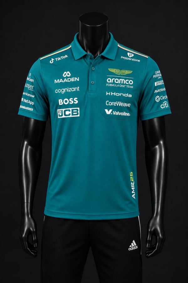 Polo Mercedes Azul AMG