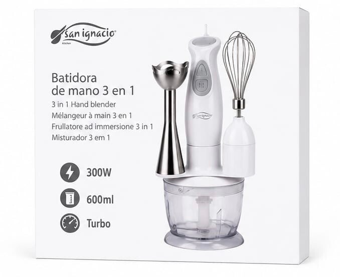 Batidora con 4 piezas