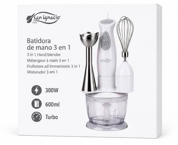 Batidora con 4 piezas