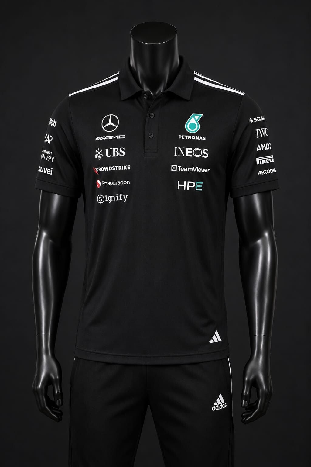 Polo Mercedes negro AMG