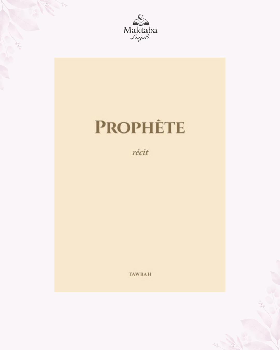 Prophète (récit) - Couverture souple