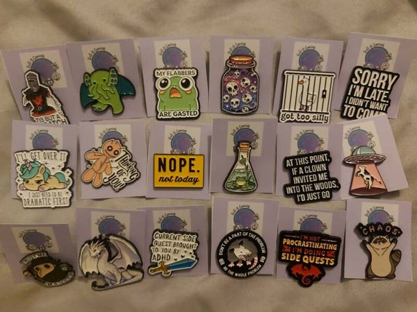 Roll-It Mystery Pin Badge