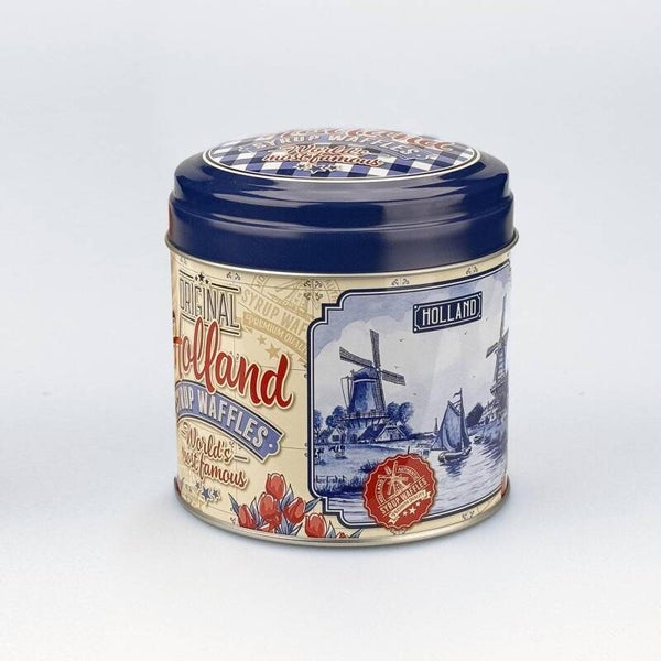 04751 - Blik delftsblauw/rood Holland - delftsblauw