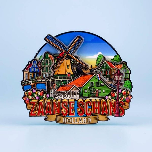 10035 - Magneet mdf/epoxy 'City Vibes' Zaanse Schans