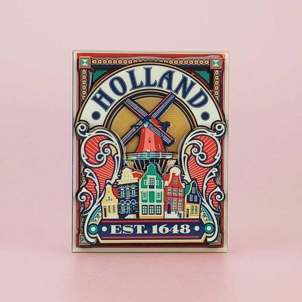 12096 - Magneet mdf/epoxy vintage decocolor Holland