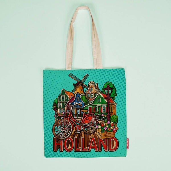13325 - Tas katoen 'city vibes' Holland