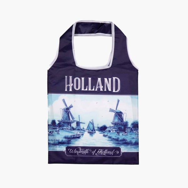 13336 - Opvouwbare tas Holland - delftsblauw