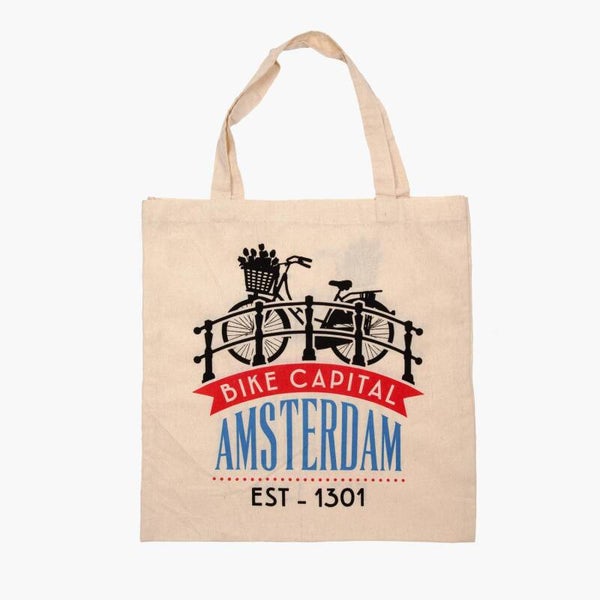 13354 - Tas katoen bike capital Amsterdam