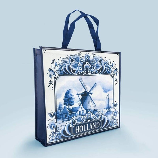 13388 - Shopper molen - delftsblauw