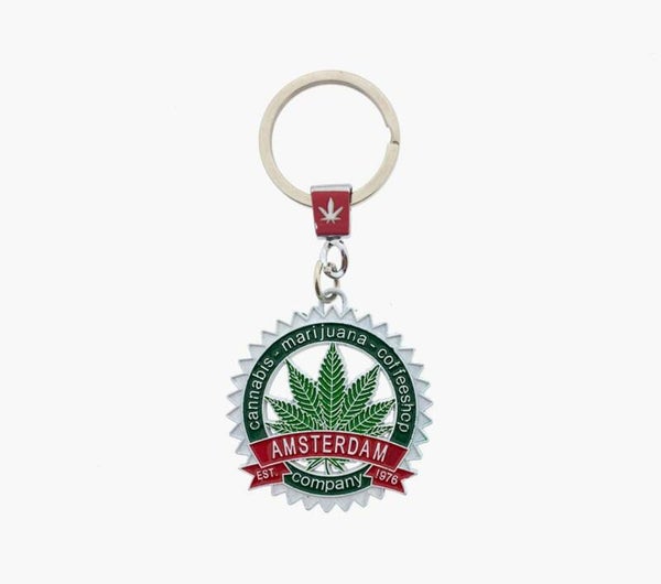 14609 - Sleutelhanger marijuana Amsterdam