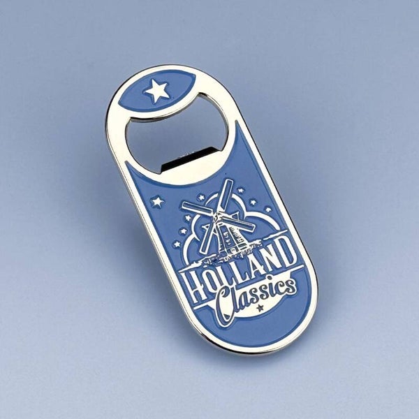 14953 - Magneet opener 'monocolor' Holland - blauw