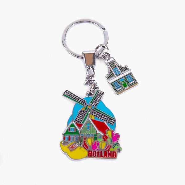 15433 - Sleutelhanger huisje zaans Holland