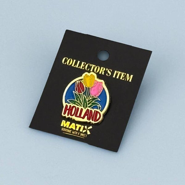 15503 - Pin tulpen Holland - goud