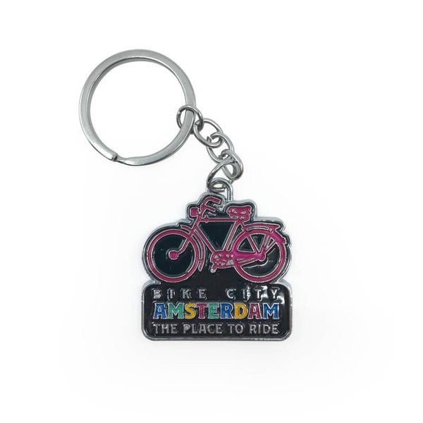 15520 - Sleutelhanger bike city fiets Amsterdam