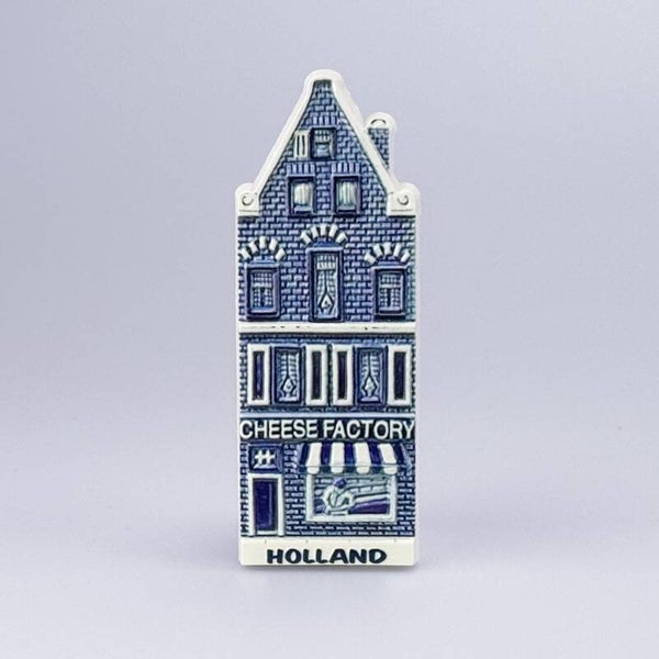 16783 - Magneet polyprint cheeseshop Holland - delftsblauw