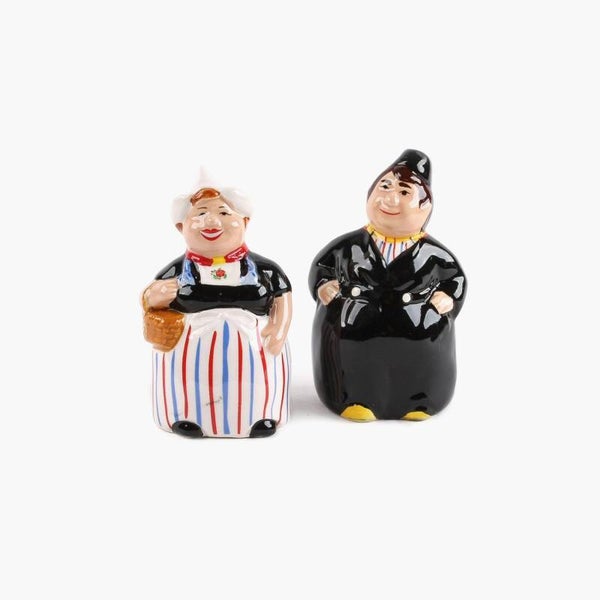 16876 - Peper en zoutstel dikke man en vrouw - multicolor