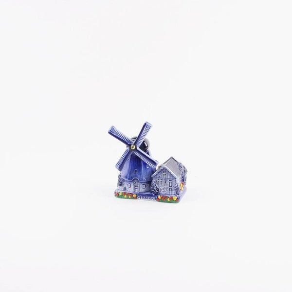16893 - Poldermolen 10 cm Holland - delftsblauw