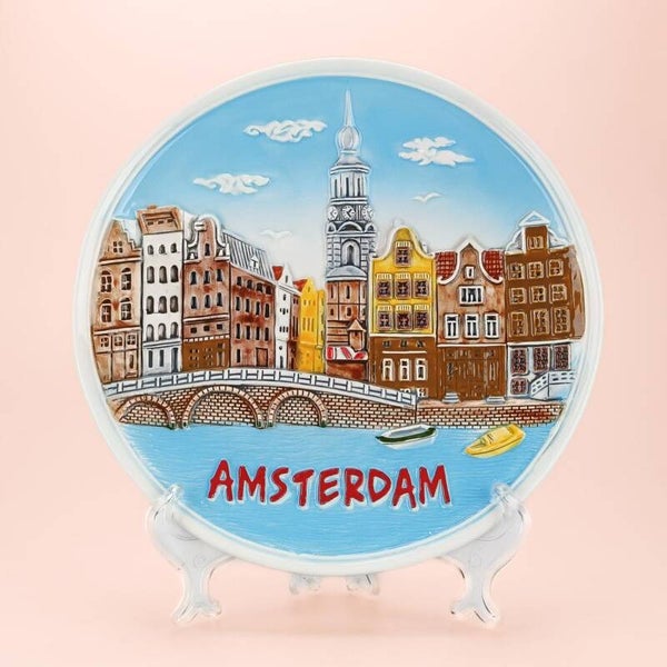 2123 -  Bord Amsterdam 20 cm - multicolor