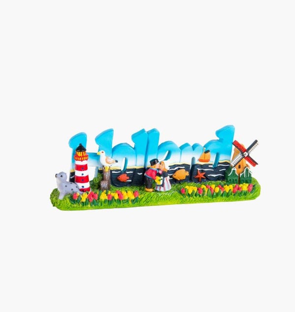 2406 - Letters polystone 15x6 cm Holland