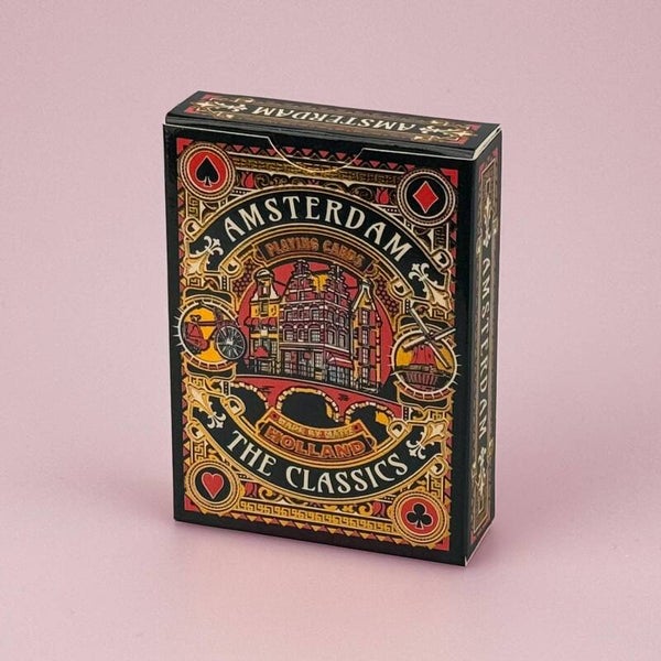 3100 - Speelkaarten Amsterdam - rood