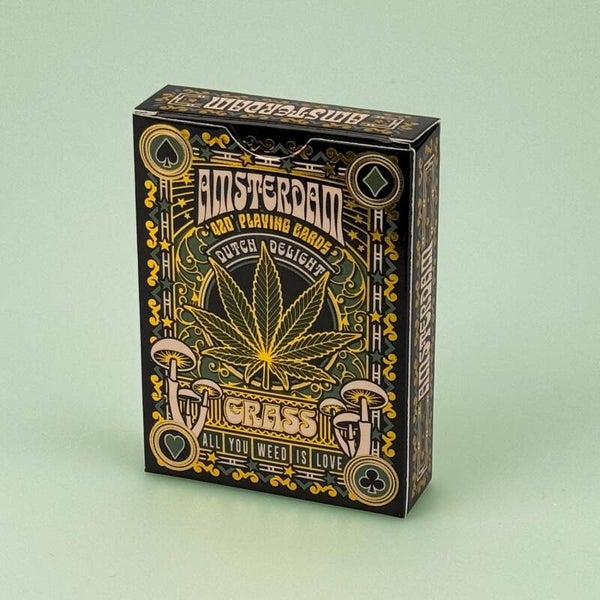 3108 - Speelkaarten weed groen