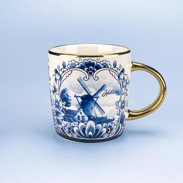 4530 - Beker molen - delftsblauw