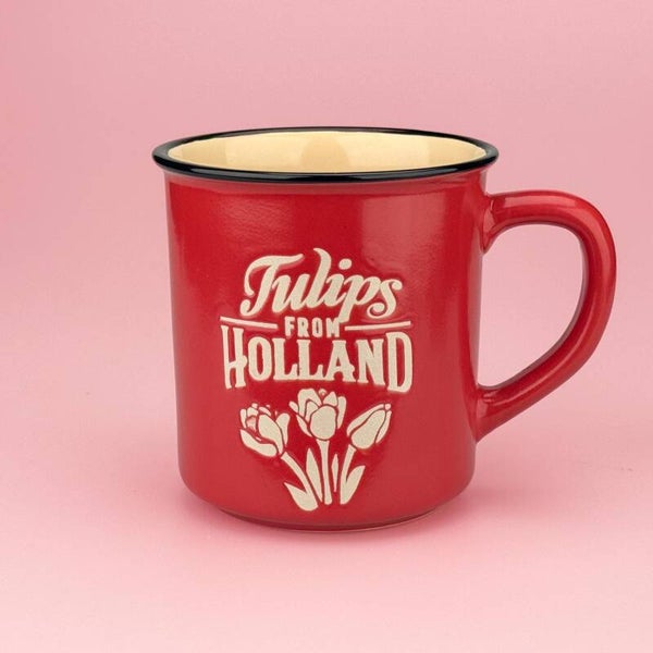 4594 - Beker 'campmug' Holland - rood