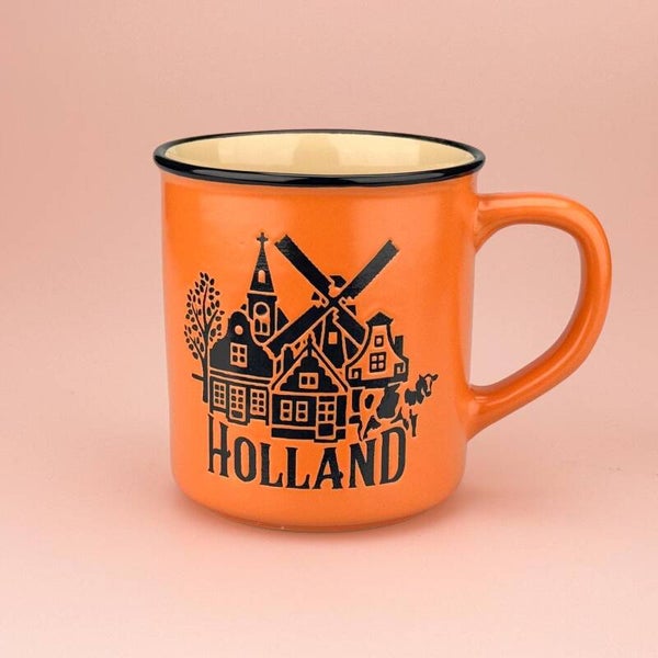 4596 - Beker 'campmug' Holland - oranje