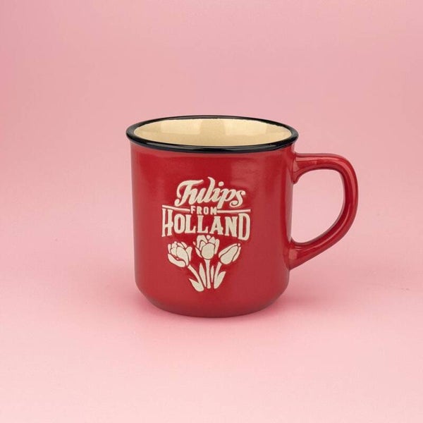 4673 - Beker 'campmug' klein Holland - rood