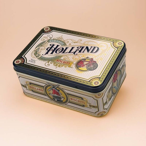 4795 - Speculaasblik ornaments Holland incl. speculaas