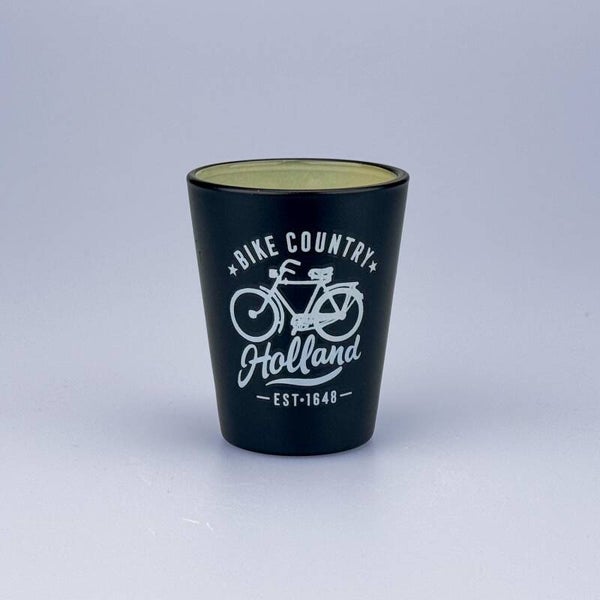 4986 - Shotglas 'camp' Holland - zwart
