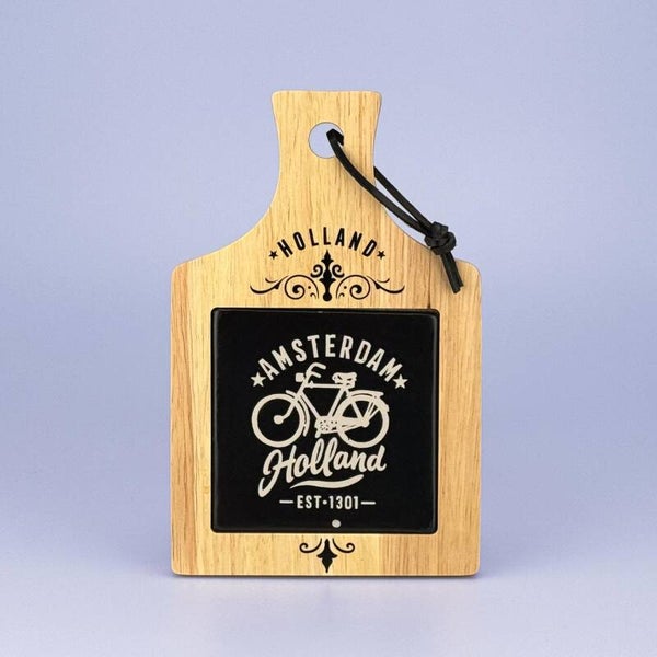 5200 - Kaasplank 'camp' Amsterdam - zwart