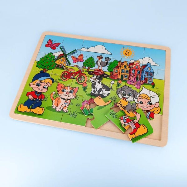 5423 - Houten legpuzzel - Holland