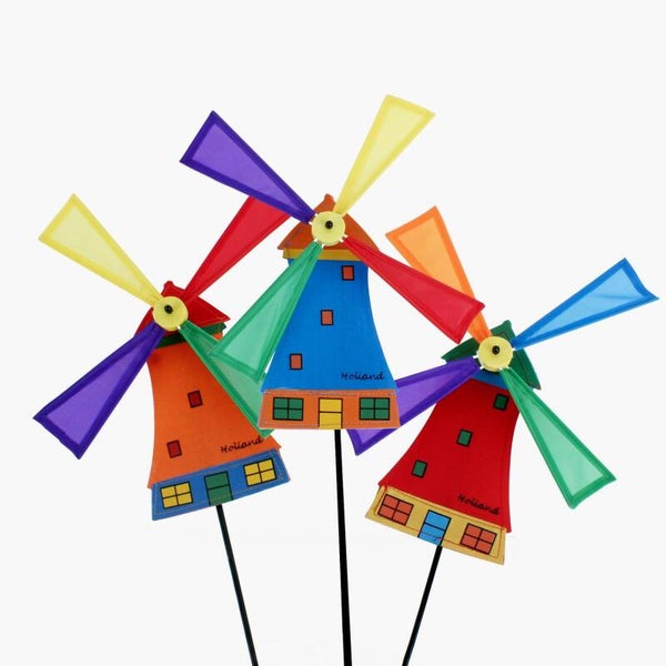 5434 - Molen op stok nylon assorti